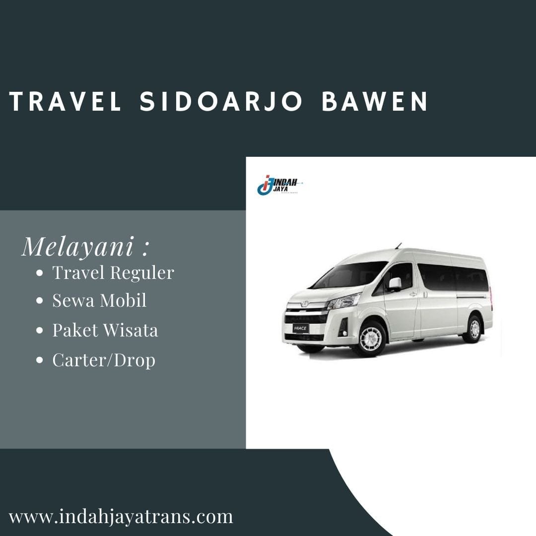 Travel sidoarjo bawen murah