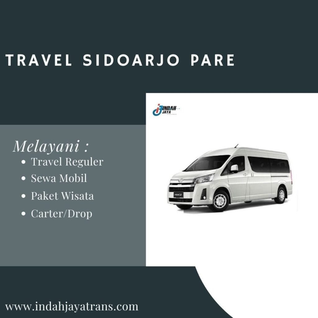 Travel sidoarjo pare murah