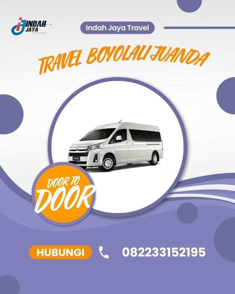 travel boyolali juanda terbaik